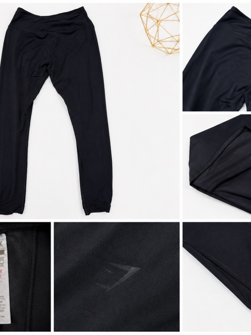 Gymshark womens Black Performance Leggings